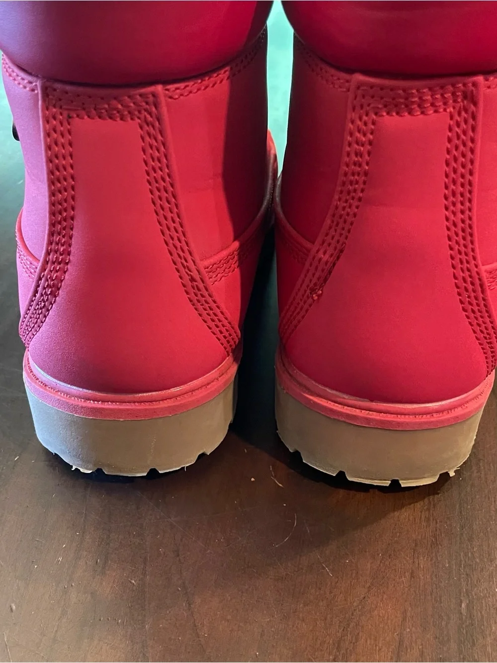 LUGZ Kids Convoy Lace-Up Boot Size 2 Combat Red